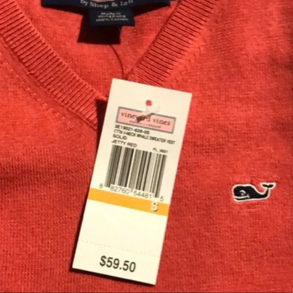VINEYARD VINES NWT BOYS SWEATER VEST TOP SHIRT CASUAL SUMMER SPRING SIZE S SMALL - Picture 6 of 6